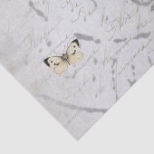 鳥の巣ポストマークバタフライフランスのスクリプトブルーTi 薄葉紙 (詳細)