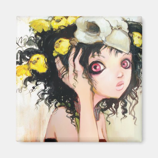 鳥の巣マグネット マグネット (正面)