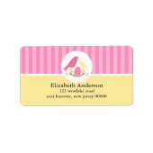 鳥の巣住所 シール (正面)