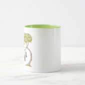 鳥の巣箱の家 マグカップ (中央)