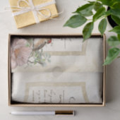 鳥の巣金ゴールドフローラカルテポストアーレスクリプフランスのト 薄葉紙 (ギフト)