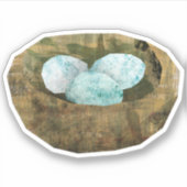 鳥の巣 シール (正面)