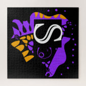 鳥の巣 – パーソナライズされたイニシャル文字R ジグソーパズル (横)