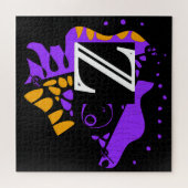 鳥の巣 – パーソナライズされたイニシャル文字Z ジグソーパズル (横)