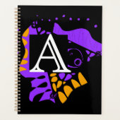 鳥の巣 – パーソナライズされたイニシャルA プランナー手帳 (正面)