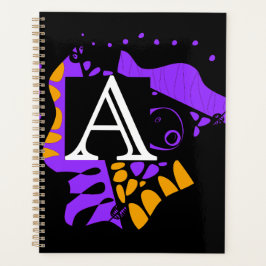 鳥の巣 – パーソナライズされたイニシャルA プランナー手帳