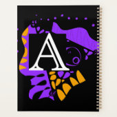 鳥の巣 – パーソナライズされたイニシャルA プランナー手帳 (裏面)