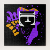 鳥の巣 – パーソナライズされたイニシャルE ジグソーパズル (横)