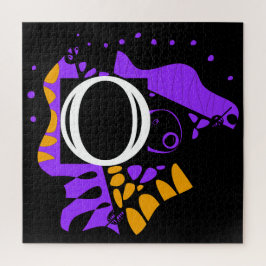 鳥の巣 – パーソナライズされたイニシャルO ジグソーパズル