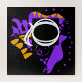 鳥の巣 – パーソナライズされたイニシャルQ ジグソーパズル (横)