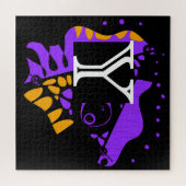 鳥の巣 – パーソナライズされたイニシャルY ジグソーパズル (横)