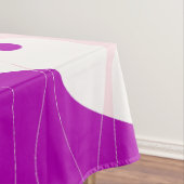 鳥の巣 – ピンクのレモネードホワイト テーブルクロス (インサイチュ)