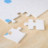 鳥の巣 – 名パーソナライズされた字K 2 ジグソーパズル (側面)