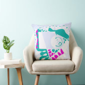 鳥の巣 – Periwinkle White クッション (椅子)