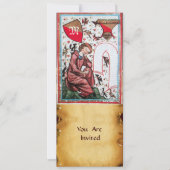 鳥の庭の詩人 モノグラム 招待状 (正面)