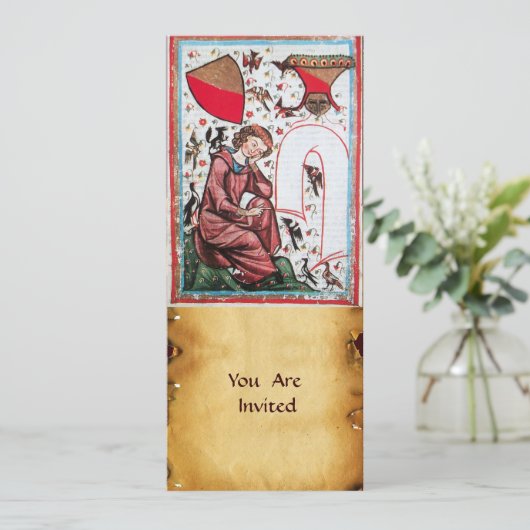 鳥の庭の詩人 招待状 (スタンド正面)