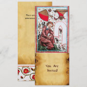 鳥の庭の詩人 招待状 (正面/裏面)