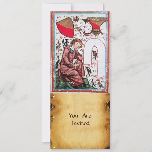 鳥の庭の詩人 招待状 (正面)