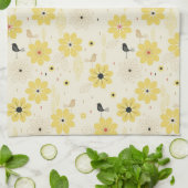 鳥の庭 キッチンタオル (折り畳み)