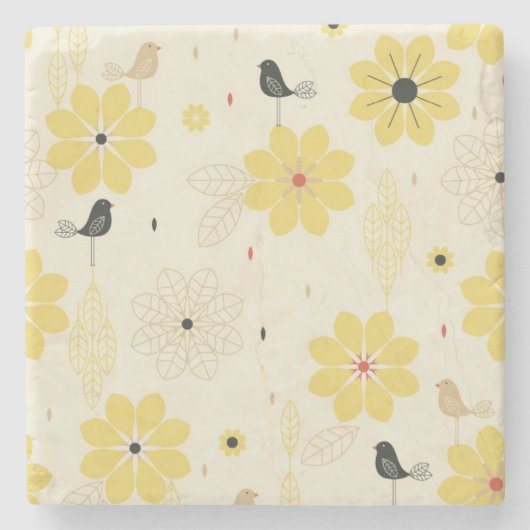 鳥の庭 ストーンコースター (正面)