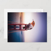 鳥の恋人のための鳥のキャンバスのギフト |美しい 案内ポストカード (正面/裏面)