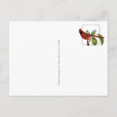 鳥の恋人のハガキと（鳥）ショウジョウコウカンチョウと《鳥》アメリカゴガラ ポストカード (裏面)