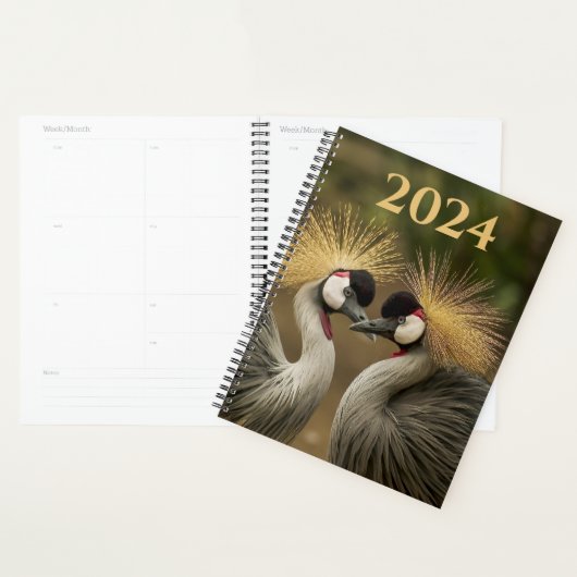 鳥の恋人のパターン原始の個人的な年 プランナー手帳 (ディスプレー)