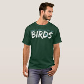 鳥の恋人ジョークブジバードスパローハミングバードギ Tシャツ (正面フル)