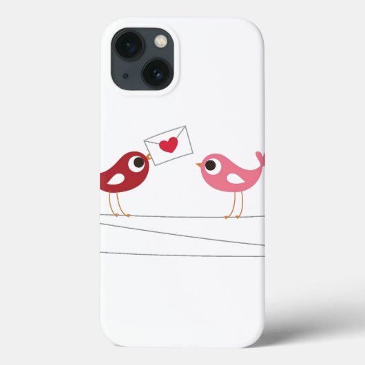 鳥の愛のカード Case-Mate iPhoneケース (裏面)