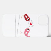 鳥の愛のカード Case-Mate iPhoneケース (裏面 (横))