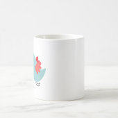 鳥の愛のメッセージ・ツイート コーヒーマグカップ (中央)
