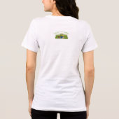 鳥の愛の女性用Tシャツ トライブレンドTシャツ (裏面)