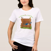 鳥の愛の女性用Tシャツ トライブレンドTシャツ (正面)