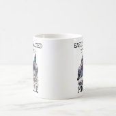 鳥の愛人に気を取られる鳩 コーヒーマグカップ (中央)
