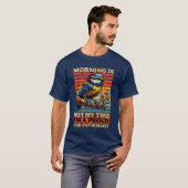 鳥の愛好家の朝ではないマイメ鳥の恋人のギ Tシャツ (正面フル)