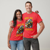 鳥の愛好家の鳥はすべて自然愛好家 Tシャツ (ユニセックス)