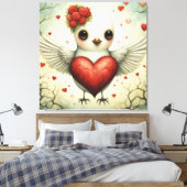 鳥の愛2 キャンバスプリント (インサイチュ (寝室))