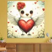 鳥の愛2 キャンバスプリント (インサイチュ (リビング))