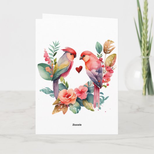 鳥の愛 カード (裏面)