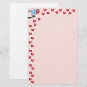 鳥の愛 便箋 (正面/裏面)