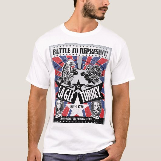 鳥の戦い Tシャツ (正面)