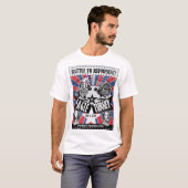 鳥の戦い Tシャツ (正面フル)