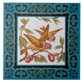 鳥の手ビクトリアンの色の転写品リプロ タイル