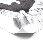 鳥の手飛んでいるの影の幻想超現実美術 フォトプリント (角)