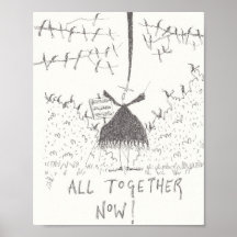 鳥の指揮者のポスター