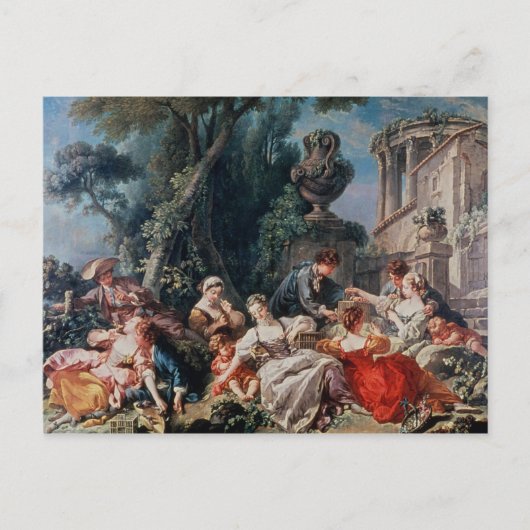 鳥の捕手 ポストカード (正面)