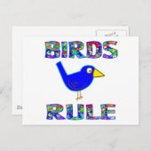 鳥の支配 ポストカード (正面/裏面)