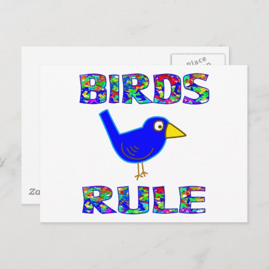 鳥の支配 ポストカード (正面/裏面)