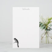 鳥の文具パーソナライズされた 便箋 (スタンド正面)