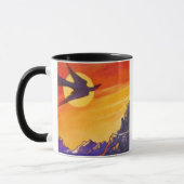 鳥の時間と宇宙 マグカップ (左)